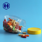 480ml Tek Kullanımlık PET Plastik Tatlı Kavanozlar, Kapaklı Gıda Güvenli Şeker Fondanları