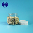 Küçük Altıgen 190ml Kapaklı Boş Plastik Gıda Kavanozları Tatlılar Fıstık Pirinç Fasulye Paketleme