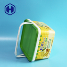 Lüks Dekoratif IML Konteyner Plastik Noel Peynir Kurabiye Paketleme Kurabiye Kutusu