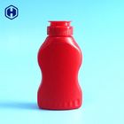Kırmızı Yüksek Bariyer Boş Plastik Şişeler Silika Jel PP Flip Top 220g 210ml