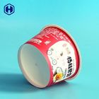 Meyve özü IML plastik kaplar istiflenebilir gübrelenebilir yoğurt bardak
