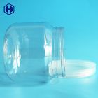 Mason Yuvarlak Sızdırmaz Plastik Kavanozlar Geniş Ağızlı Vidalı Kapak Tamamen Hava Geçirmez