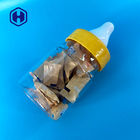 540ml Bpa Ücretsiz Ambalaj Şekerleri Kapaklı Sevimli Plastik Kavanozlar