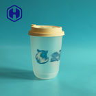 IML PP Özel Baskı U Şekli Süt Kabarcık Çay Plastik Bardak Suyu Soğuk Kahve İçin