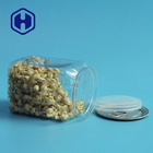 EOE Tek Kullanımlık Plastik Gıda Kutuları 450ml Kare PET Gıda Sınıfı