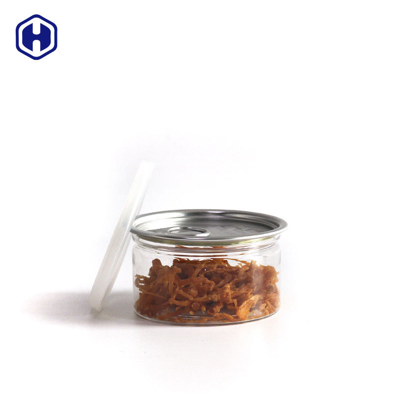 Hava geçirmez, sızıntı geçirmez, şeffaf, kolay açılan konserve, plastik, sos için kolay açılan konserve.