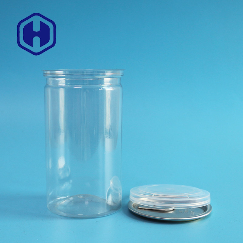 Şeffaf Evcil Hayvan Yemleri Kolay Açık Konserve Plastik Verimli Konserve Kuru Gıda Depolama