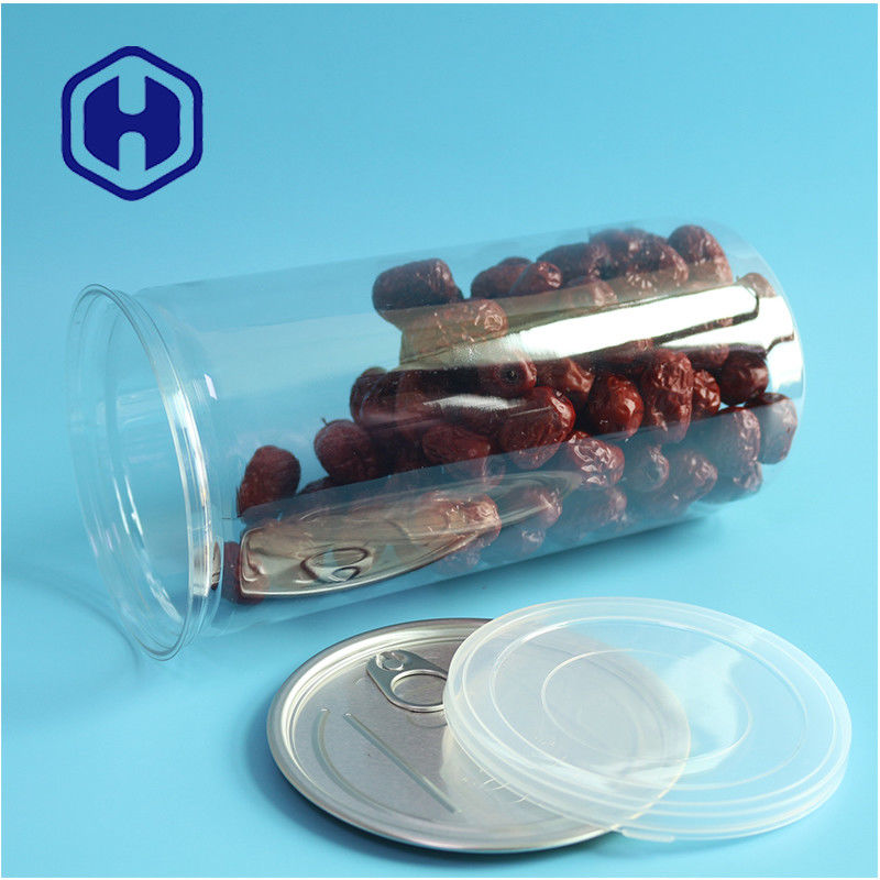 1400ml Büyük Patlamış Mısır Fındıkları Şeffaf Plastik Şeffaf PET Kutuları Kolay Açık Sonu