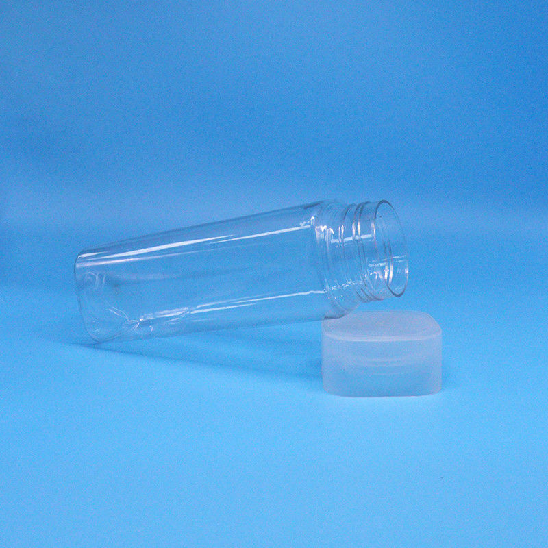 Snack Candy Clear Square Wide Mouth Gıda kalitesi PET Plastik Kavanozlar Vuruş Yukarı Kapağı