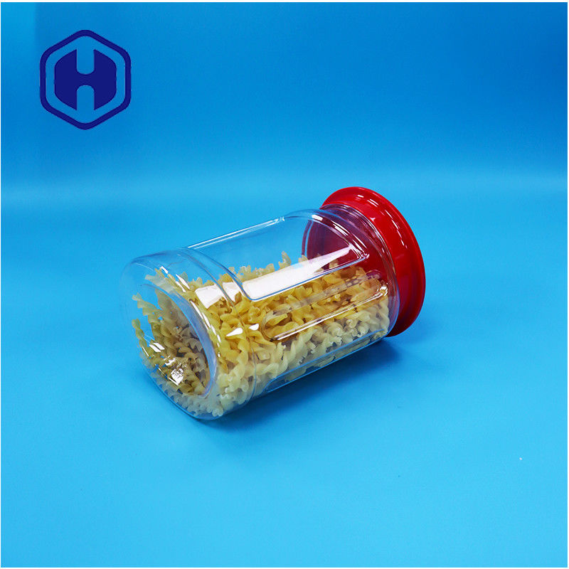 Oval PET Plastik Fındıklar Şekerler Biber Kurabiyeleri Kurabiyeler Kurutulmuş Gıda Kavanoz Döşeme Kapağı