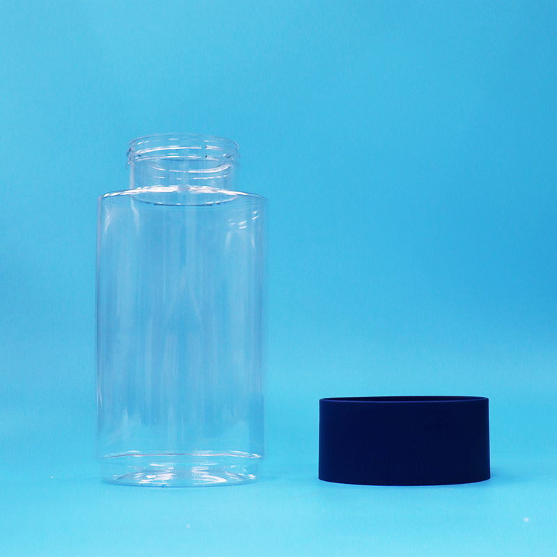 Yumurta şeklinde şeffaf plastik PET kurabiye fındıklar şeker kavanozu BPA'dan arınmış