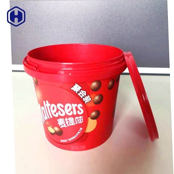 Food Safe IML Kova 1340ml Renkli Çikolatalı Bisküvi Paketleme