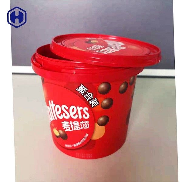 Food Safe IML Kova 1340ml Renkli Çikolatalı Bisküvi Paketleme