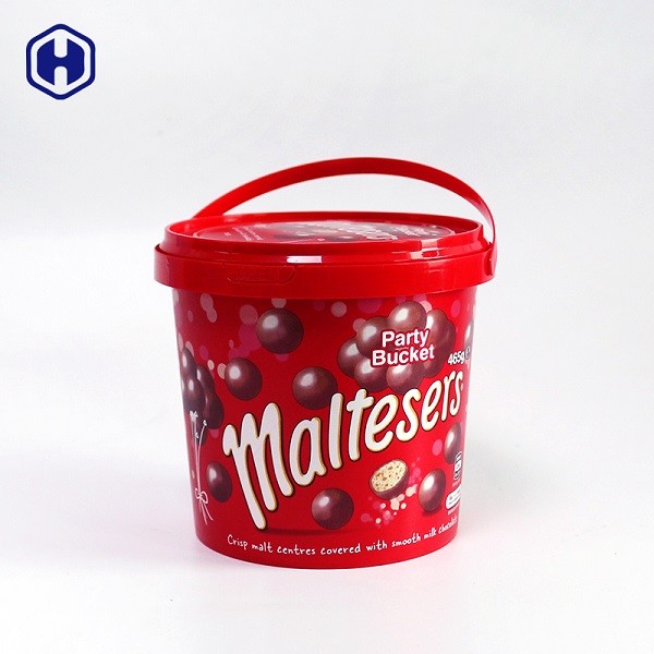 Food Safe IML Kova 1340ml Renkli Çikolatalı Bisküvi Paketleme