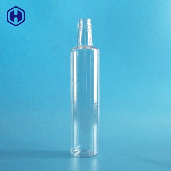 Şeffaf Geri Dönüşümlü Plastik Şişe 500ml 16OZ İçecek Sıvı Paketleme