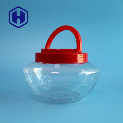 Bulk 1820ml 120mm 61oz Vidalı Kapaklı Geniş Ağızlı Hava Geçirmez Plastik Kavanoz