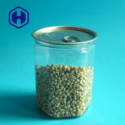 Gıda Toplu Ambalaj için Altıgen 520ml Bpa Ücretsiz Kolay Açık PET Boş Plastik Kutu
