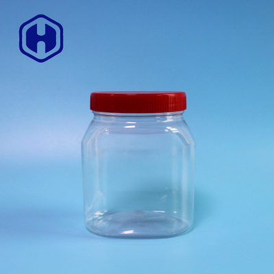 360ml Oval Gıda Güvenli PET Kavanoz Ambalaj Kaju Fıstık Plastik Kapak Özel Yapılmış