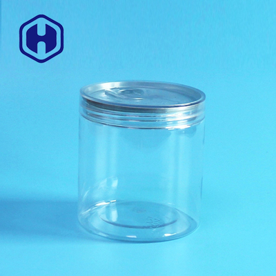Kolay Açık Boş Plastik PET Gıda 360ml Kuru Meyve Sebze Yuvarlak Vidalı Kapak Hava Geçirmez
