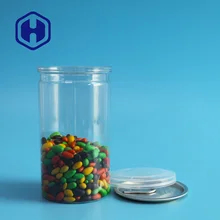 Şeffaf Evcil Hayvan Yemleri Kolay Açık Konserve Plastik Verimli Konserve Kuru Gıda Depolama