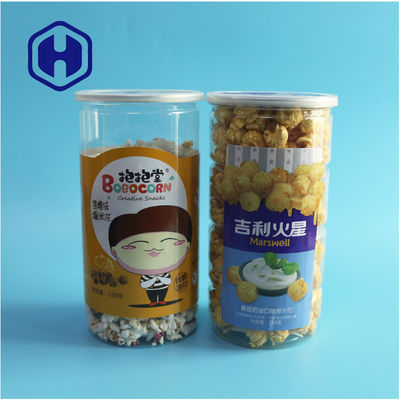 Çin Üretici patlamış mısır 1400ml Silindrik Geri Dönüştürülebilir PET Sızıntı Kanıtlı