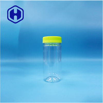 Açık yuvarlak kuru gıdalar Plastik hediye şekerler Şeker fındıkları PET kavanoz vida üst kapağı