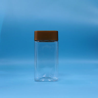 Gıda sınıfı Şekerleme bebek maması kare PET plastik depolama kavanozları