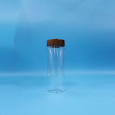 Plastik PET Yuvarlak Geniş Ağız Şeffaf Baharat Kavanozları Filtre Kapakları Çili Biberi Tozu