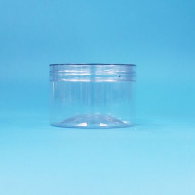 Açık Kolay Silindir Plastik PET Kavanoz Dökülmüş Meyve Şekerli Kurabiyeleri için vida Kapağı
