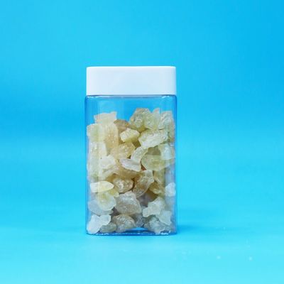 Bpa İçermeyen Kare Hava Geçirmez Beyaz Vidalı Kapaklı Şeffaf PET Plastik Saklama Atıştırmalık Şeker Kavanozu