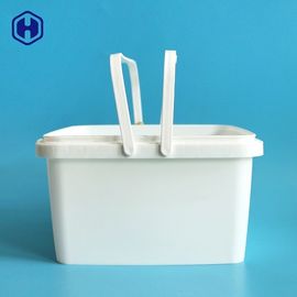 Mikrodalgaya Dayanıklı Küçük Kare Plastik Kaplar Isıya Dayanıklı Baskı