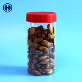 Boş Yuvarlak Geniş Ağız Plastik Kavanoz Kurutulmuş Fındık Kaju Ambalaj Temizle