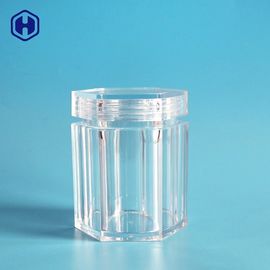 Şeffaf PS Gıda Sınıfı Plastik Kavanozlar Geri Dönüşümlü Gıda Numune Kapları