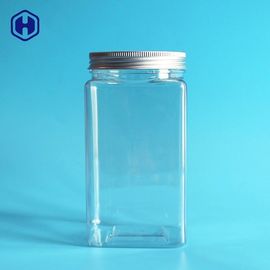 Alüminyum Vidalı Kapaklı İnce Duvar Kare Plastik Gıda Kapları