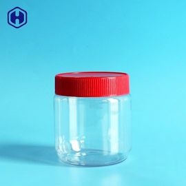 Kırmızı Vidalı Üstü Tamamen Hava Geçirmez ile Küçük Boy Sızdırmaz Plastik Kavanozlar