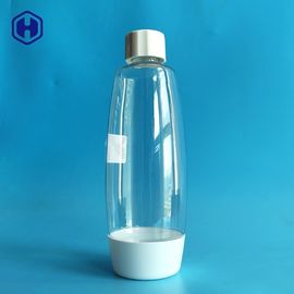 Vidalı Kapak Boş Şeffaf Plastik Şişeler Yeniden Kullanılabilir Plastik Sıvı Kabı