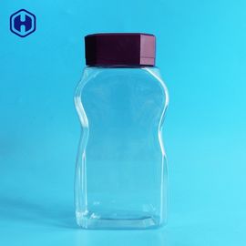 Kahve çekirdeği sızdırmaz plastik kavanoz şeffaf plastik gıda kavanoz