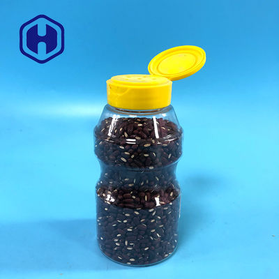 Özel Hava Geçirmez Yuvarlak 300ml 10oz Plastik Baharatlık Şeffaf