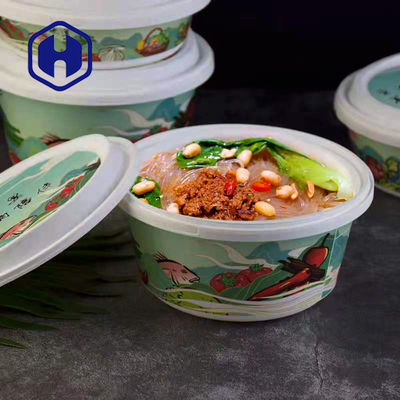 Termoform IML Fast Food Take Away Ambalaj Plastik Kapaklı Tepsi 1300ml Sızdırmaz