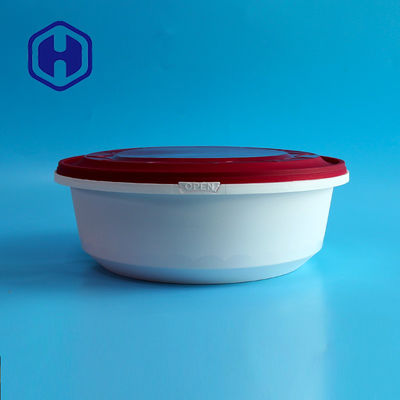 2500ml IML Plastik Kaplar Pirinç Makarna Salata Yiyecek Paketleme Kutusu