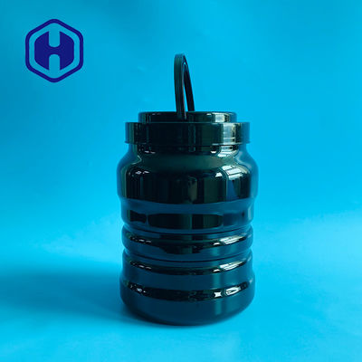 Vidalı Somun Metal Küçük Parçalar için Özel 2450ml Vidalı Kapak Saplı Plastik PET Kavanoz
