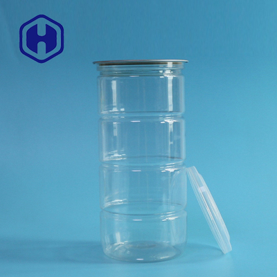 BPA İçermeyen Yuvarlak Şeffaf Plastik Kutular 900ml 30.7oz Patates Hindistan Cevizi Cipsi EOE