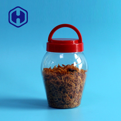 Konserve Gıda Ambalajı Plastik Turşu Kavanozları 590ml Vidalı Üst Kapaklar Özel Şekil