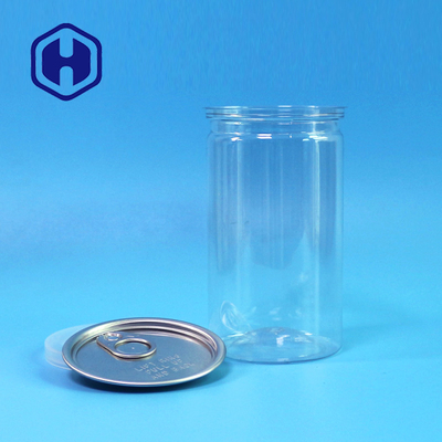 Düz Sağlıklı Bpa İçermeyen Şeffaf Plastik Kutular 211# 12oz 360ml Kuru Meyve Çeşnileri Paketleme