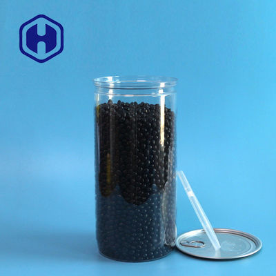 1450ml 49oz Alüminyum Kolay Açılır Kapaklı ve Plastik Kapaklı Şeffaf Plastik Kutular