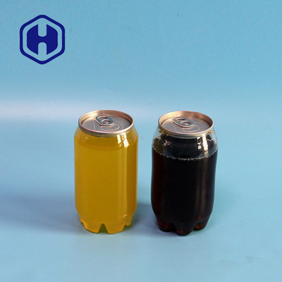 Gazlı Soda İçecek için 330ml 350ml 500ml Şeffaf Plastik Kutu