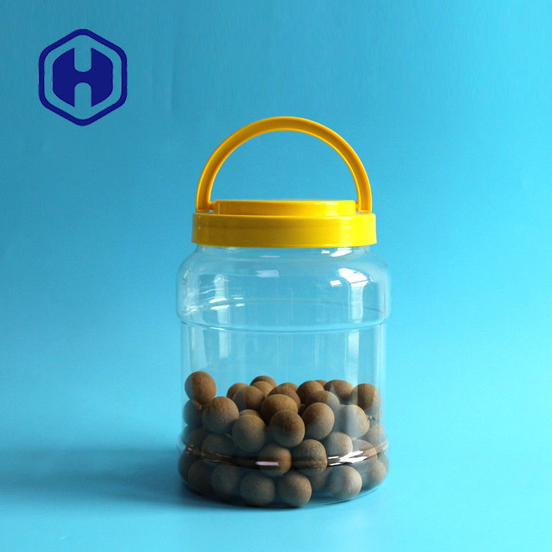 Geniş Ağız Turşu Şeker Kapaklı Büyük Plastik Kavanozlar 80.5oz Bpa Free Food Grade