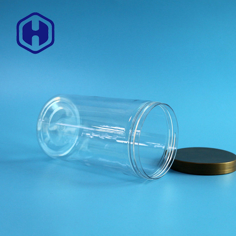 Toplu 750ml Silindirik T Shirt Oyuncaklar Gıda Ambalajı İçin Plastik Saklama Kavanozları