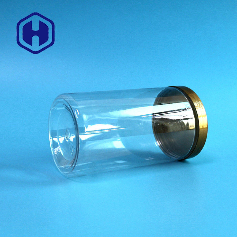 Toplu 750ml Silindirik T Shirt Oyuncaklar Gıda Ambalajı İçin Plastik Saklama Kavanozları