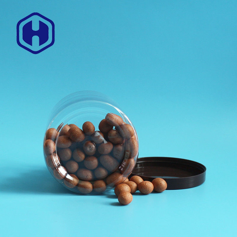 710ml 24oz Sızdırmaz Plastik Ambalaj Kavanozu Geniş Ağızlı Fıstık Patlamış Mısır Gıda Depolama